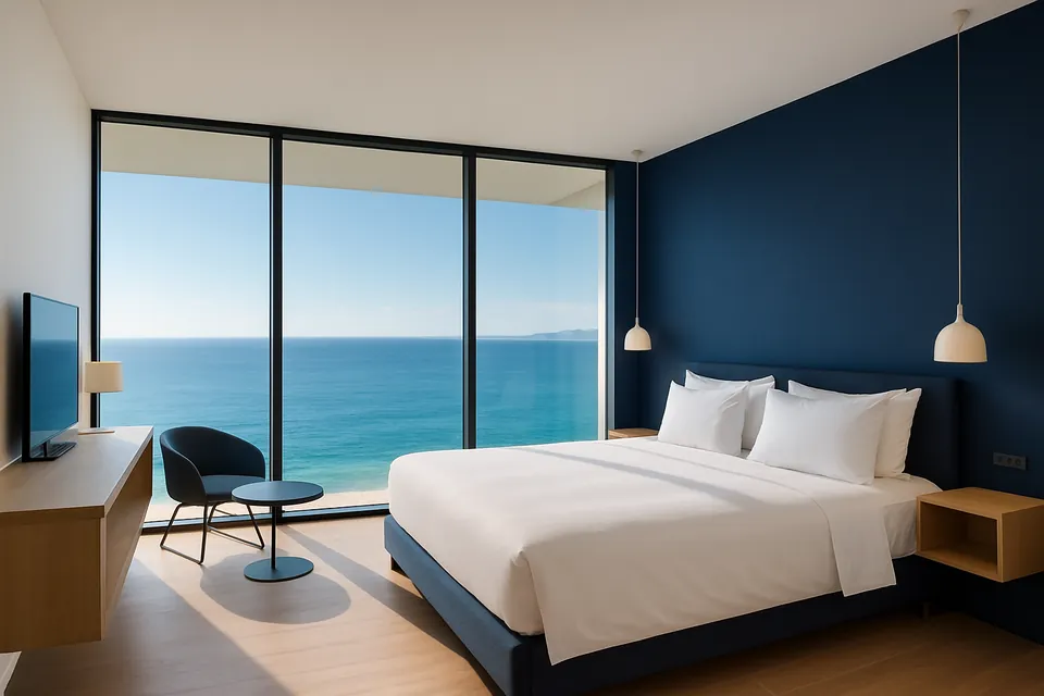 Elegant hotel suite interior
